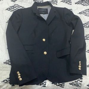 J. Crew Black Schoolboy Blazer Sz 4